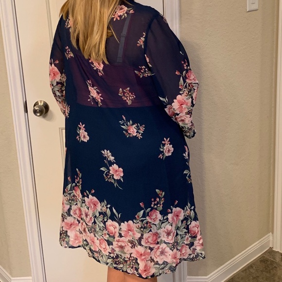 Plus size beautiful open kimono - Picture 4 of 6